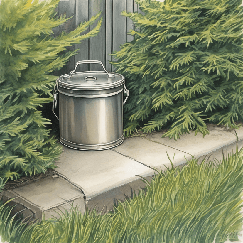 Unclaimed lunch pail at Hurricane Ridge Middle School curb